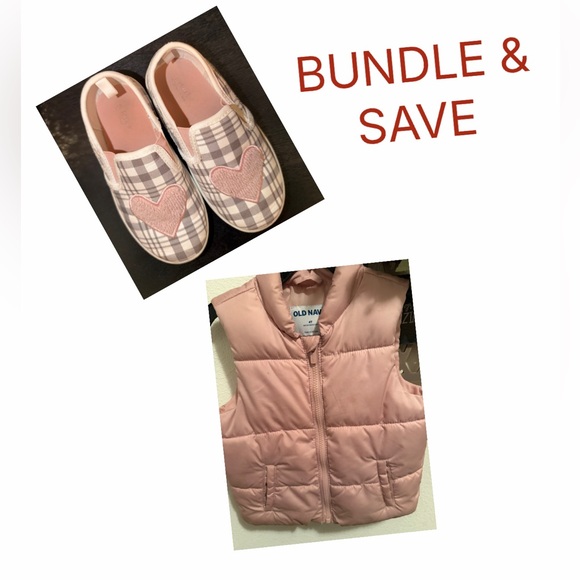 Old Navy Light Pink Quilted Vest - Picture 4 of 4